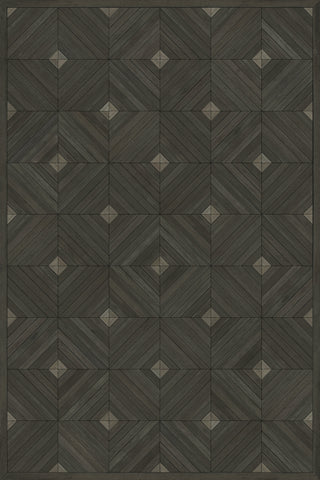 Vintage Vinyl Rug - School of Thought - A Product of the Master Mind