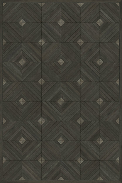 Vintage Vinyl Rug - School of Thought - A Product of the Master Mind