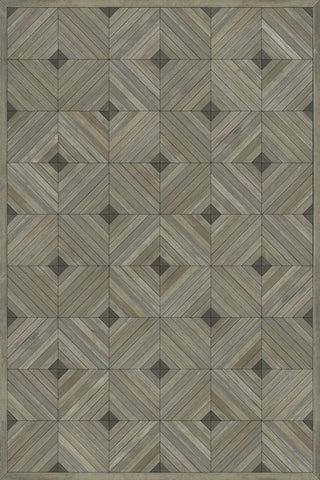 Vintage Vinyl Rug - School of Thought - Bright Idea