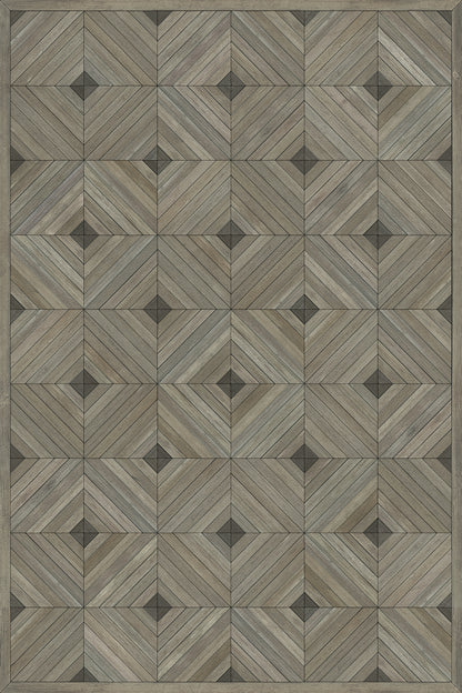 Vintage Vinyl Rug - School of Thought - Bright Idea