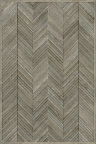 Vintage Vinyl Rug - The Legacy - In the Track of the Book Worm