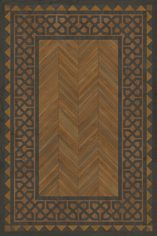 Vintage Vinyl Rug - University - Cambridge