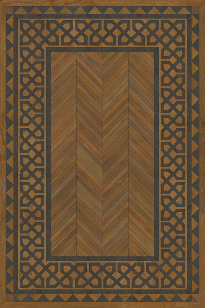 Vintage Vinyl Rug - University - Dulwich