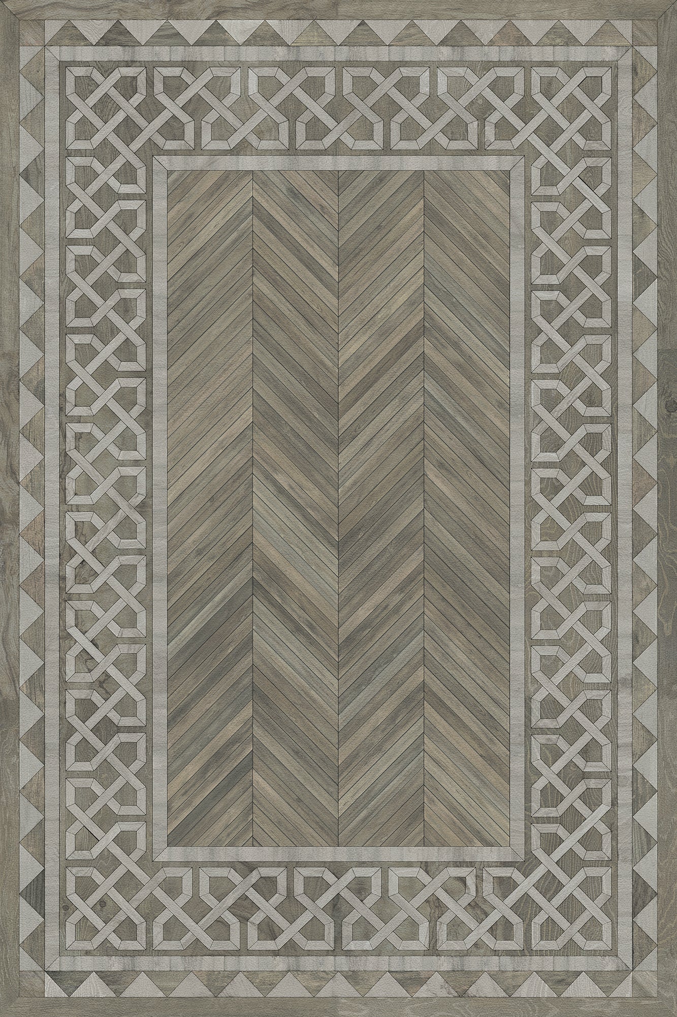 Vintage Vinyl Rug - University - Glasgow