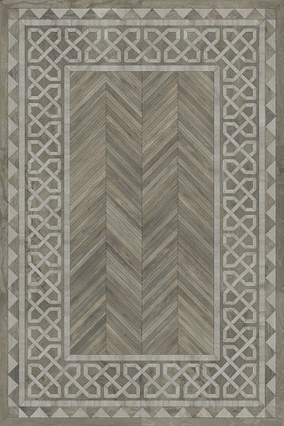 Vintage Vinyl Rug - University - Glasgow