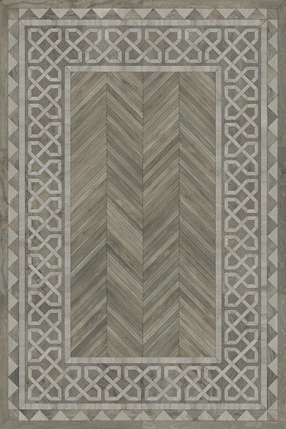 Vintage Vinyl Rug - University - Glasgow