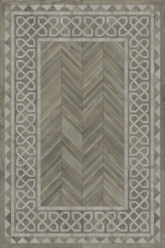Vintage Vinyl Rug - University - Glasgow