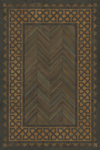 Vintage Vinyl Rug - University - Harvard