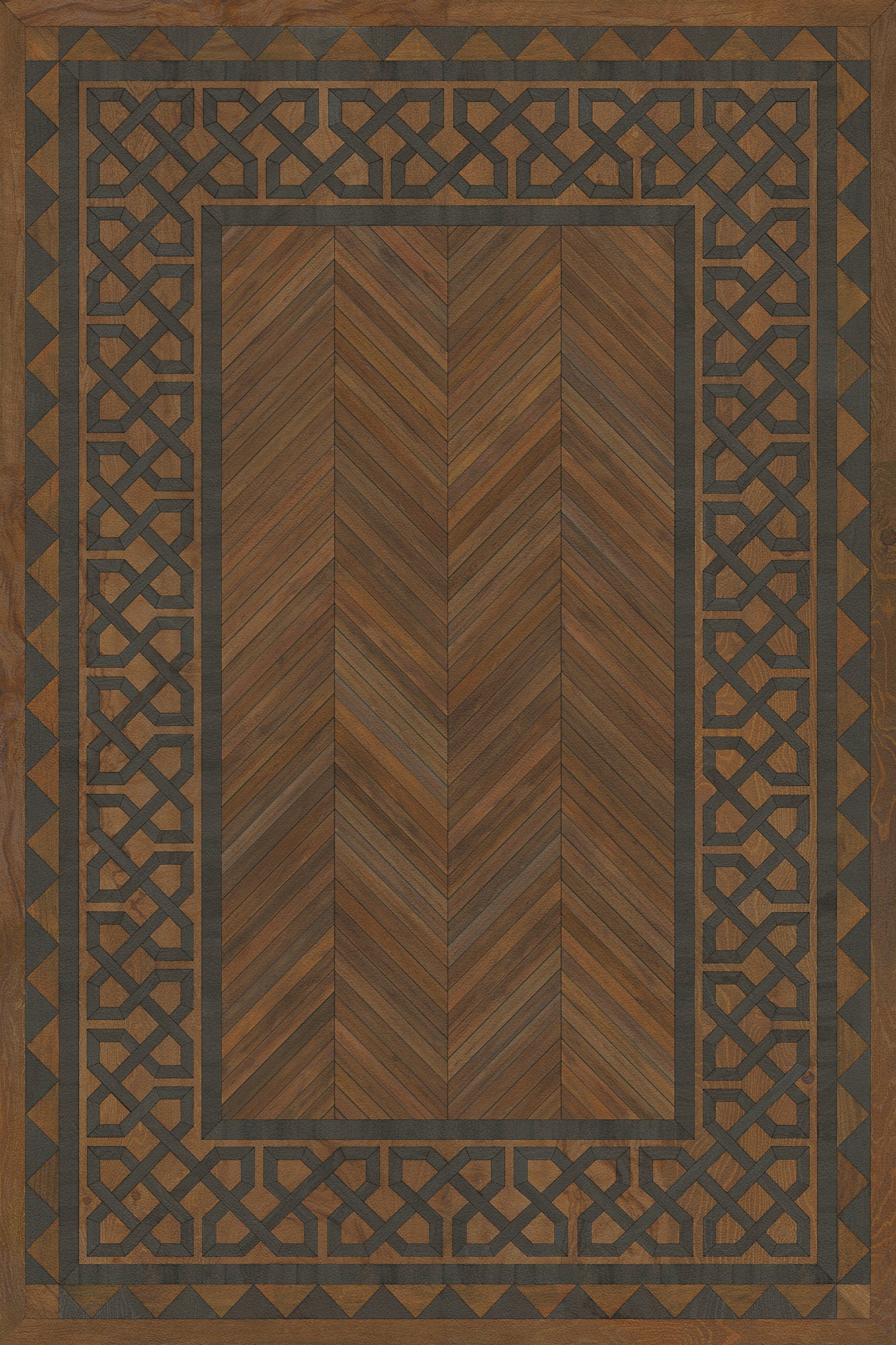 Vintage Vinyl Rug - University - Oxford