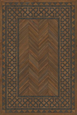 Vintage Vinyl Rug - University - Oxford