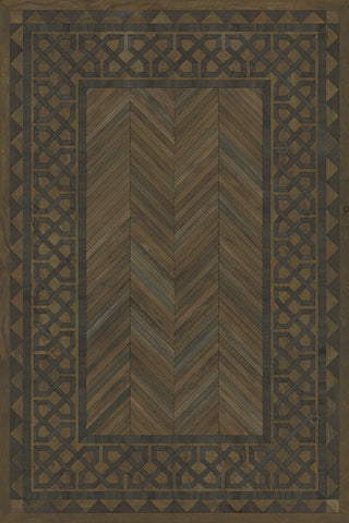 Vintage Vinyl Rug - University - Princeton