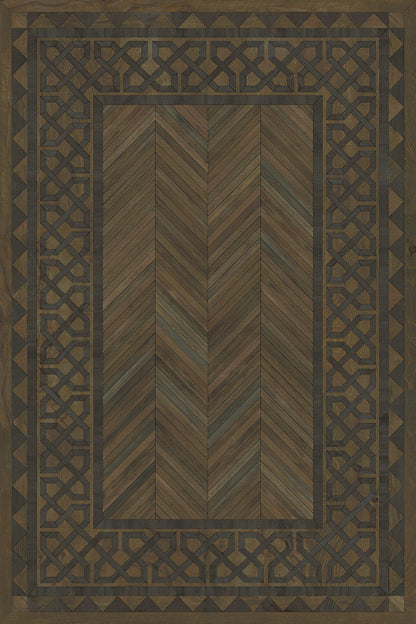 Vintage Vinyl Rug - University - Princeton