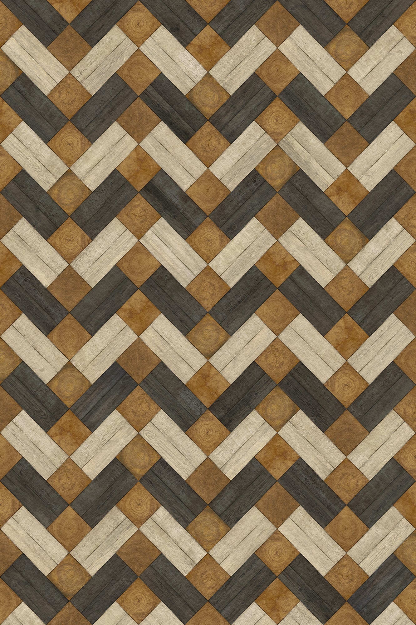 Vintage Vinyl Rug - Woodson - Lethaby