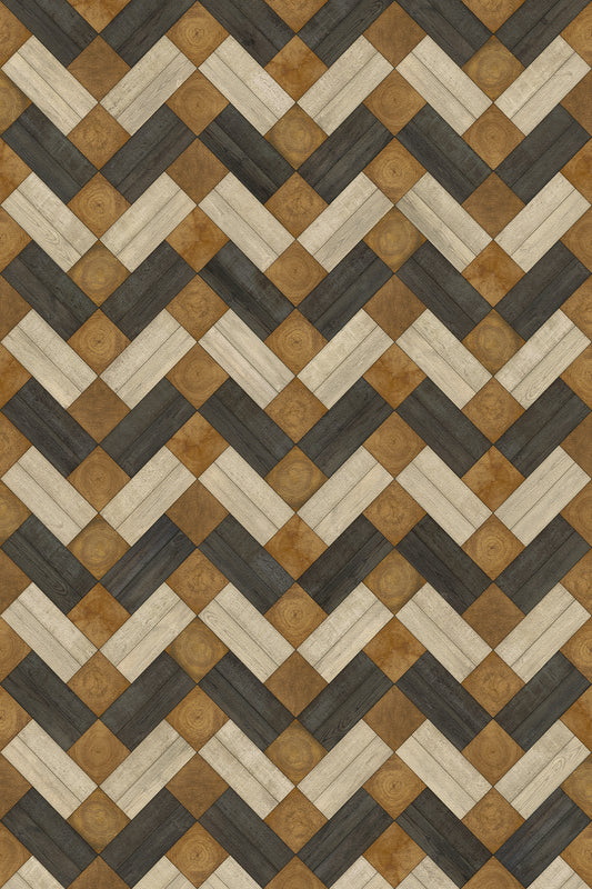 Vintage Vinyl Rug - Woodson - Lethaby