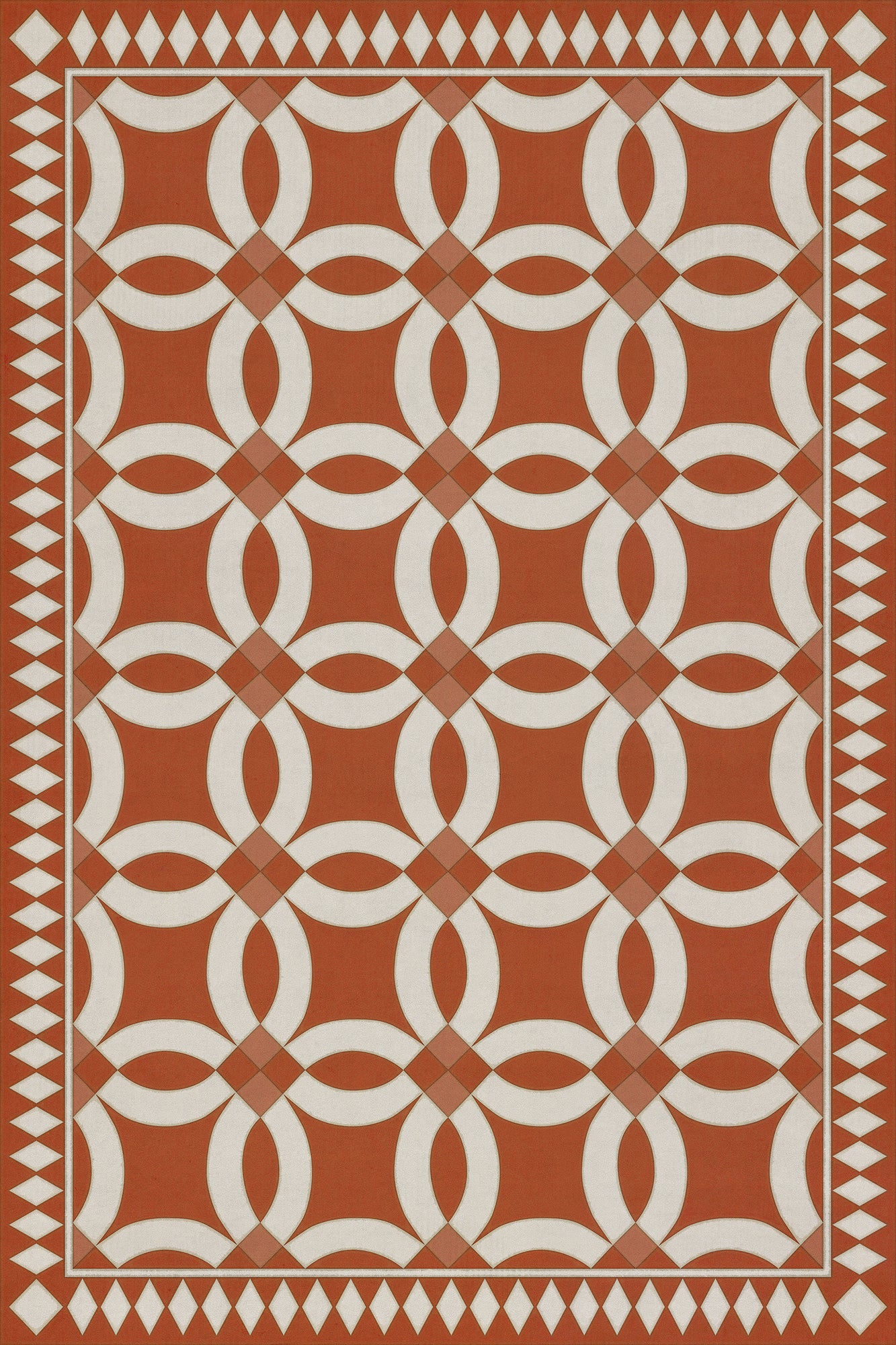 Vintage Vinyl Rug - Wedding Ring - Hester