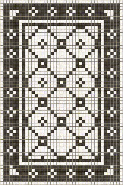 Vintage Vinyl Rug - Mosaic A - Allerton Avenue