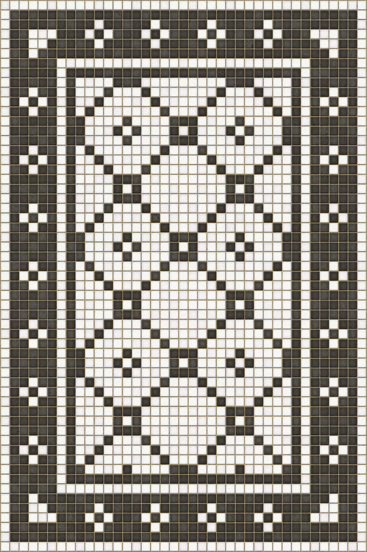 Vintage Vinyl Rug - Mosaic A - Allerton Avenue
