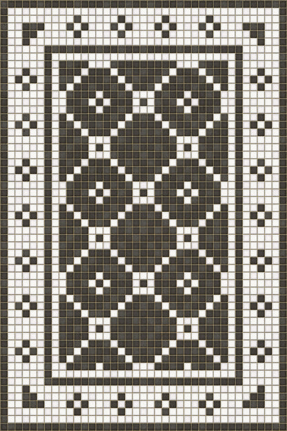 Vintage Vinyl Rug - Mosaic A - Elmhurst Avenue