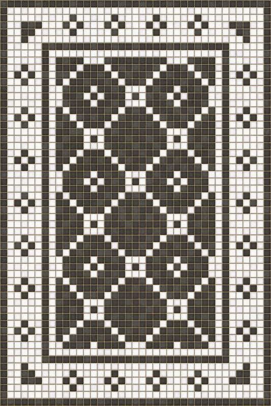 Vintage Vinyl Rug - Mosaic A - Elmhurst Avenue