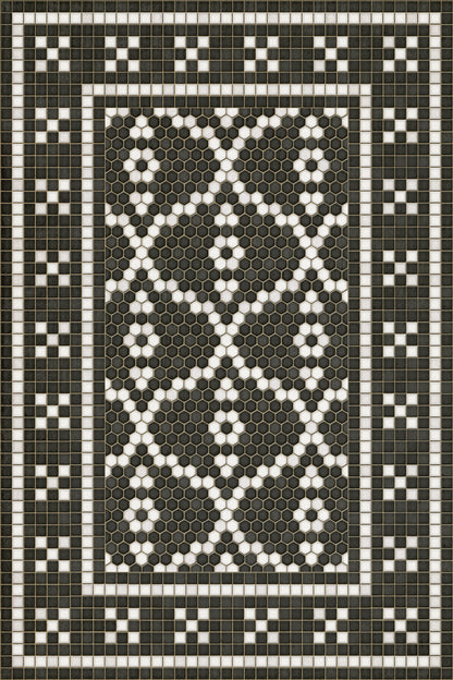 Vintage Vinyl Rug - Mosaic F - Kingsbridge Road