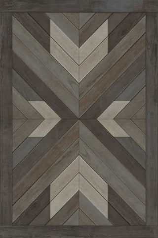 Vintage Vinyl Rug - Bohemian - Bohemia After Dark