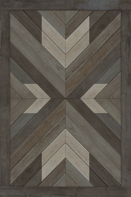 Vintage Vinyl Rug - Bohemian - Bohemia After Dark