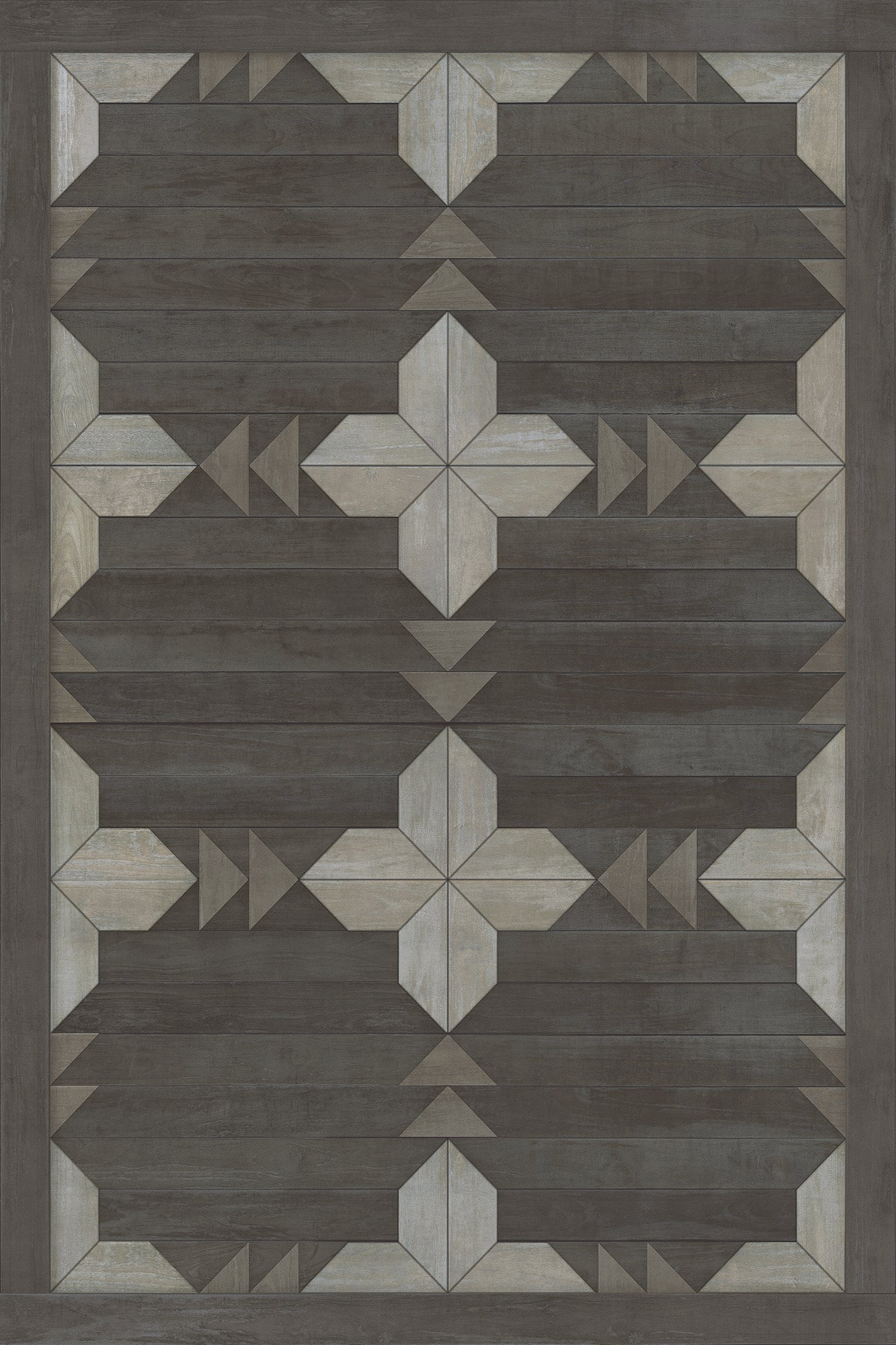 Vintage Vinyl Rug - Carpathian - Czech Republic