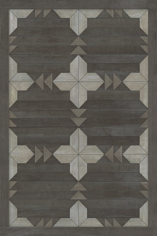 Vintage Vinyl Rug - Carpathian - Czech Republic