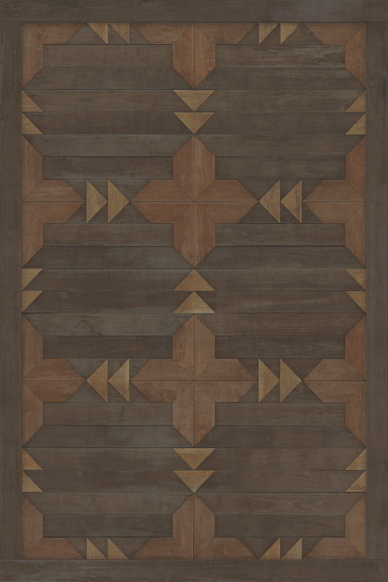 Vintage Vinyl Rug - Carpathian - Serbia