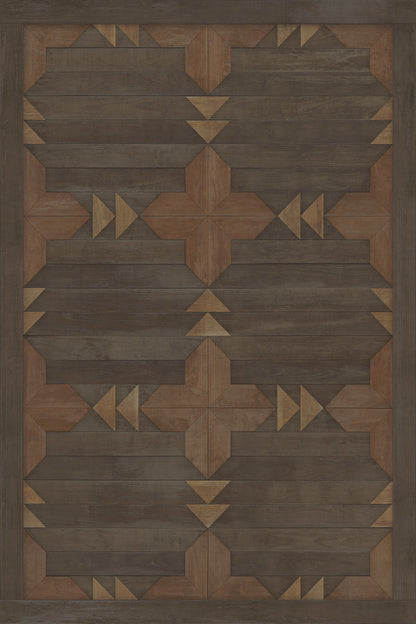 Vintage Vinyl Rug - Carpathian - Serbia