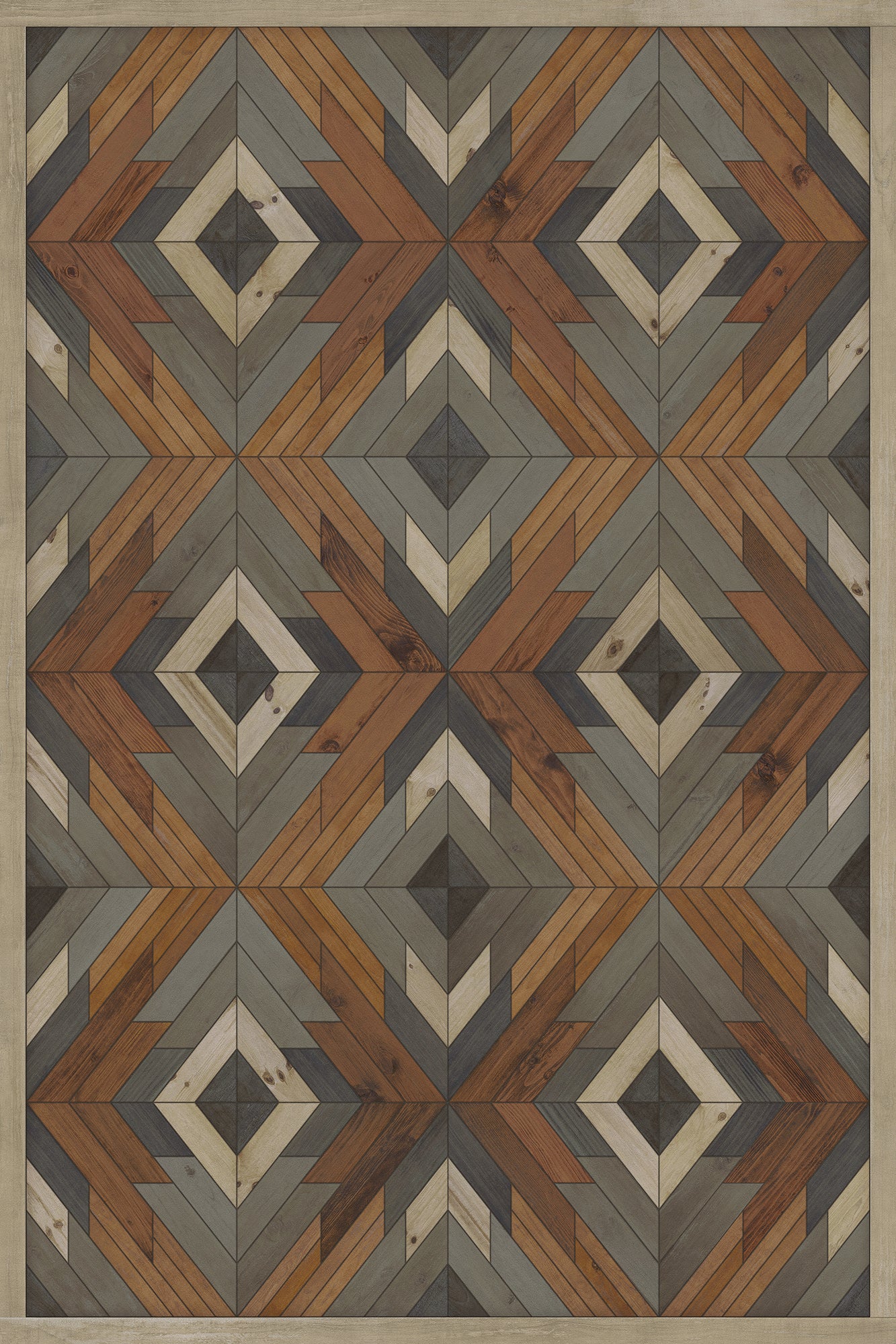Vintage Vinyl Rug - Denali - Foraker