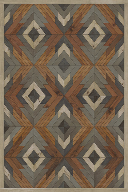 Vintage Vinyl Rug - Denali - Foraker