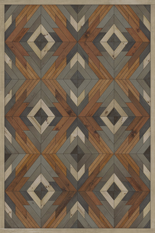 Vintage Vinyl Rug - Denali - Foraker