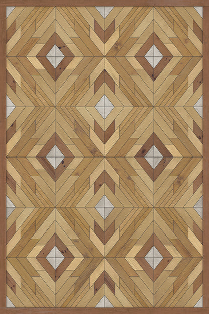 Vintage Vinyl Rug - Denali - Hunter