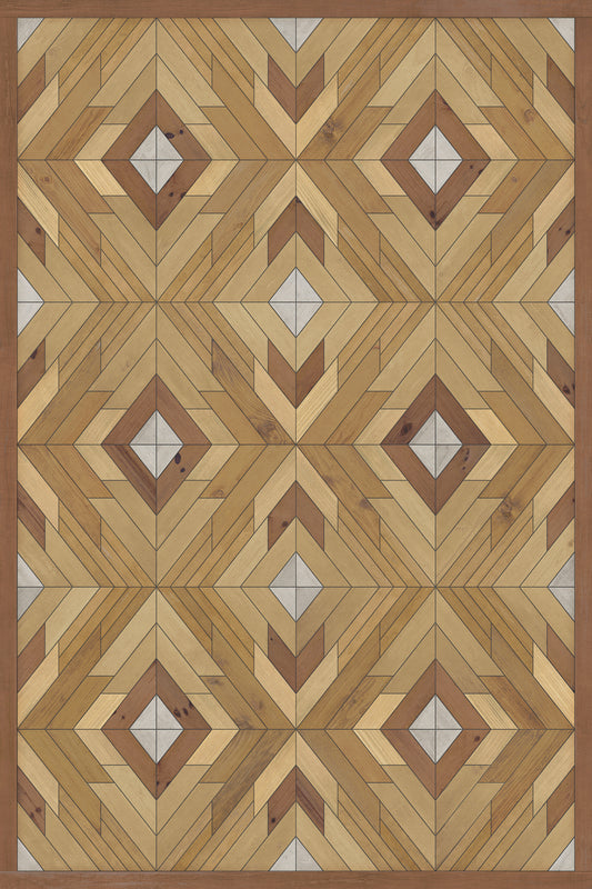Vintage Vinyl Rug - Denali - Hunter
