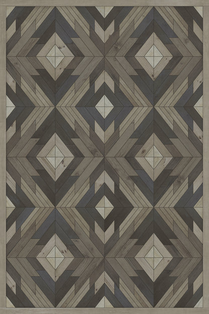 Vintage Vinyl Rug - Denali - Silverthrone