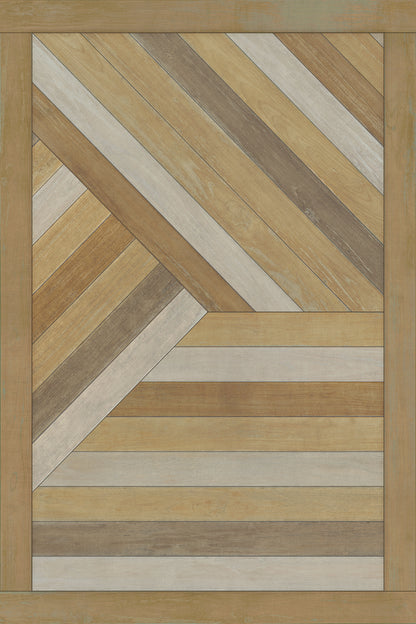 Vintage Vinyl Rug - Mount Zeppelin - Into the Trees