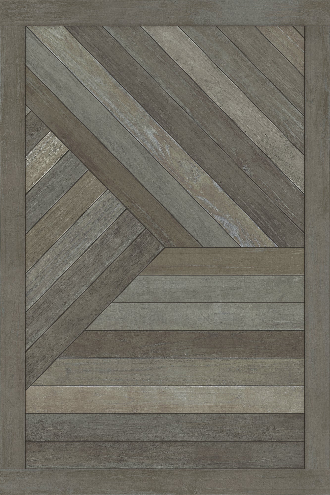 Vintage Vinyl Rug - Mount Zeppelin - Lost in a Forest
