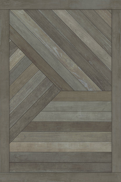 Vintage Vinyl Rug - Mount Zeppelin - Lost in a Forest