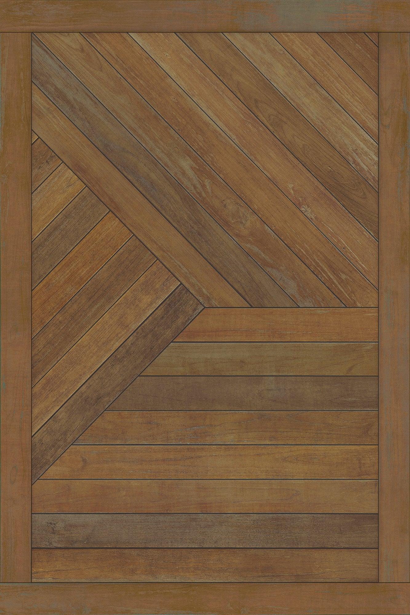 Vintage Vinyl Rug - Mount Zeppelin - Redwood Forest