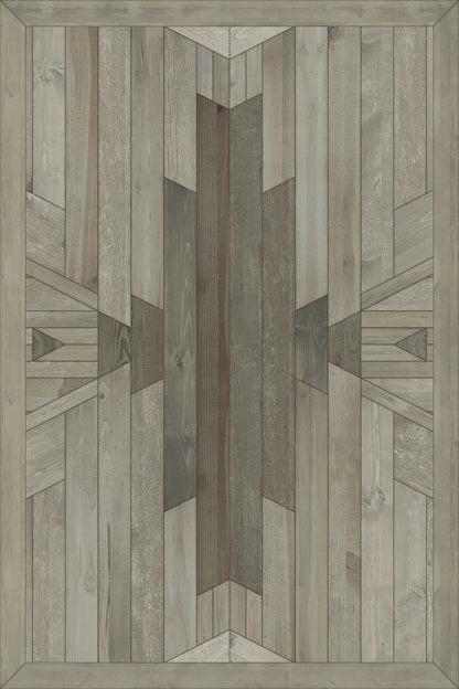 Vintage Vinyl Rug - Native - Of the Moon and Stars