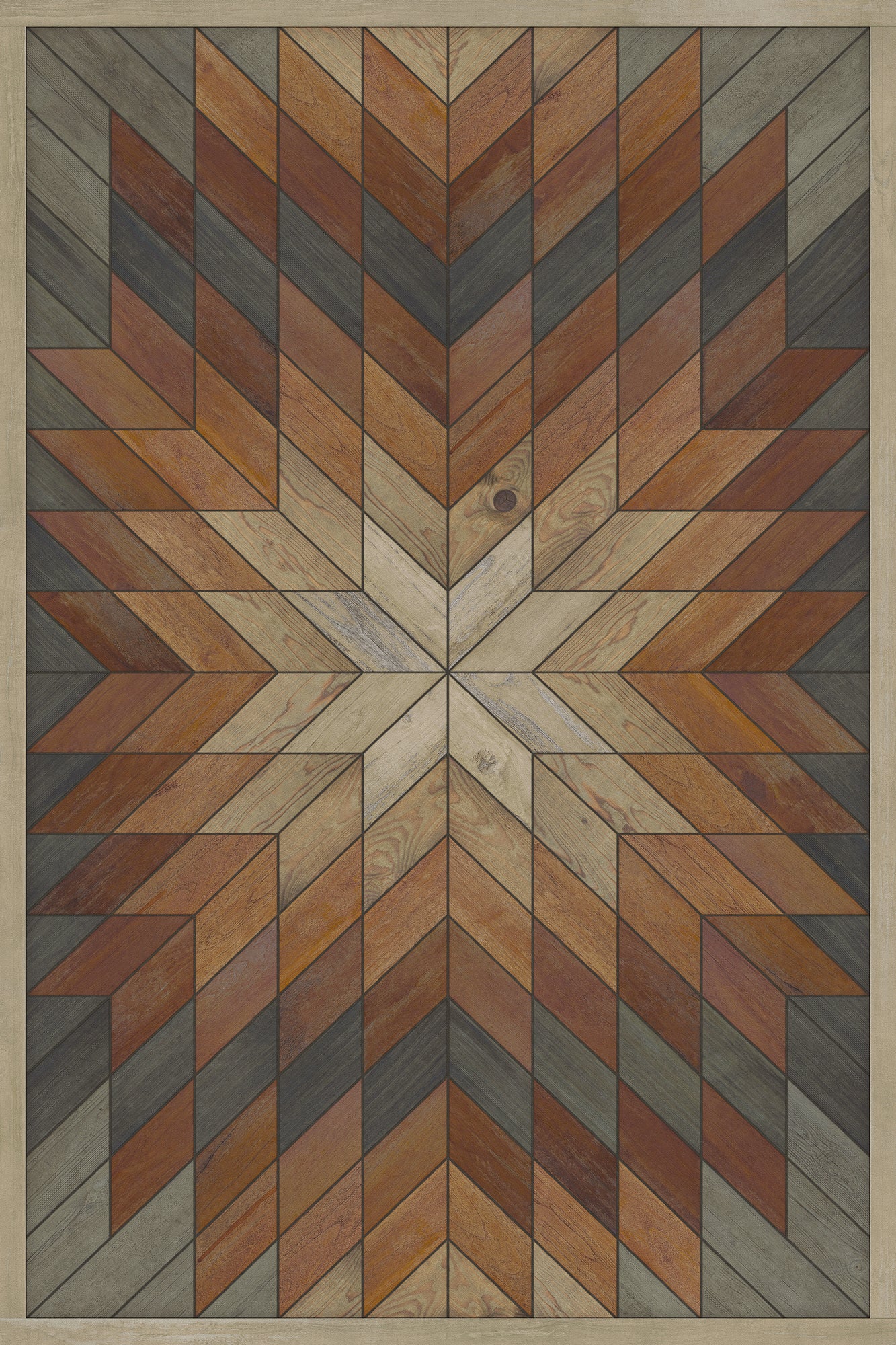 Vintage Vinyl Rug - Wicklow - Glendalough