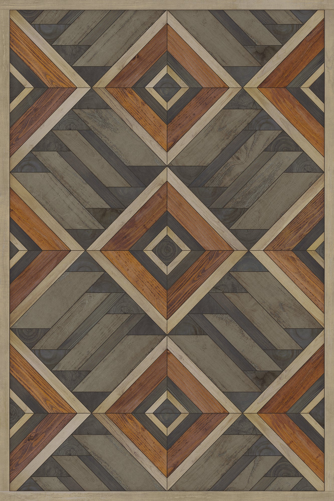 Vintage Vinyl Rug - Yukon - Cassiar