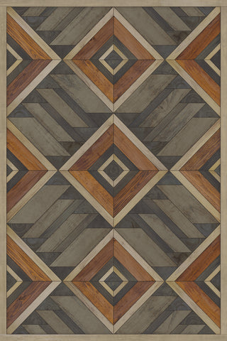 Vintage Vinyl Rug - Yukon - Cassiar