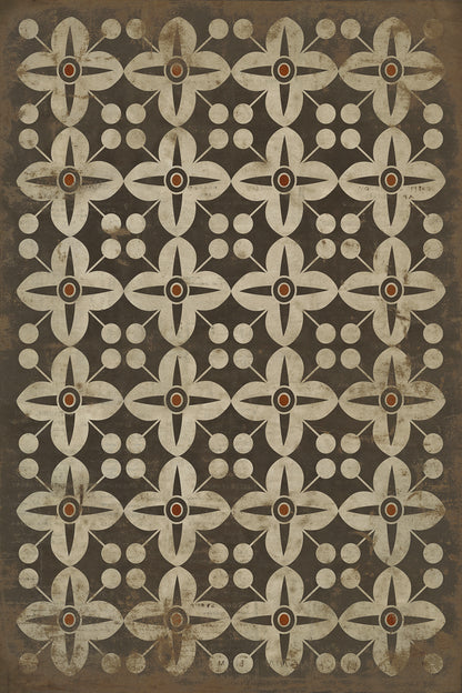 Vintage Vinyl Rug - Pattern 3 - Oz