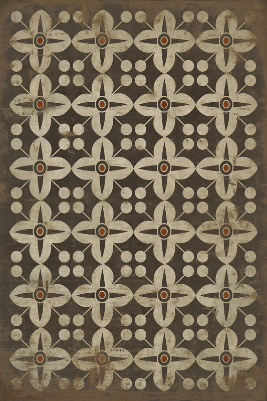 Vintage Vinyl Rug - Pattern 3 - Oz