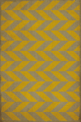 Vintage Vinyl Rug - Pattern 6 - Artemis
