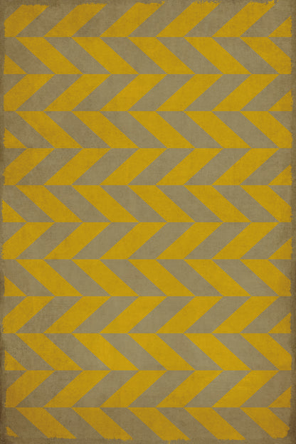 Vintage Vinyl Rug - Pattern 6 - Artemis