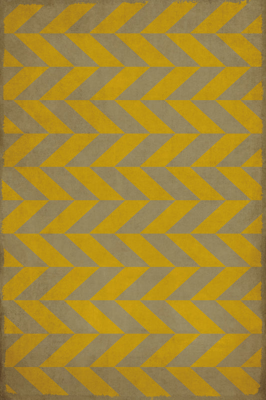 Vintage Vinyl Rug - Pattern 6 - Artemis