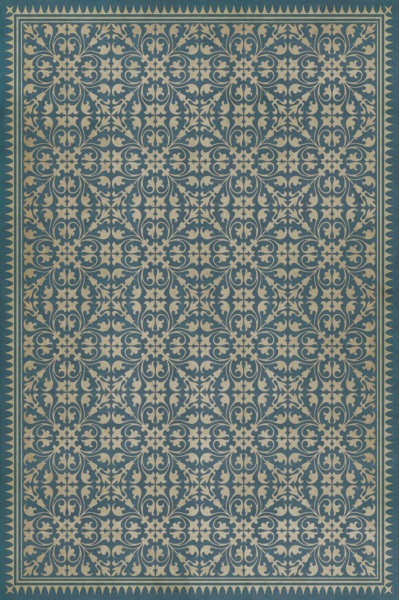 Vintage Vinyl Rug - Pattern 21 - Bandersnatch